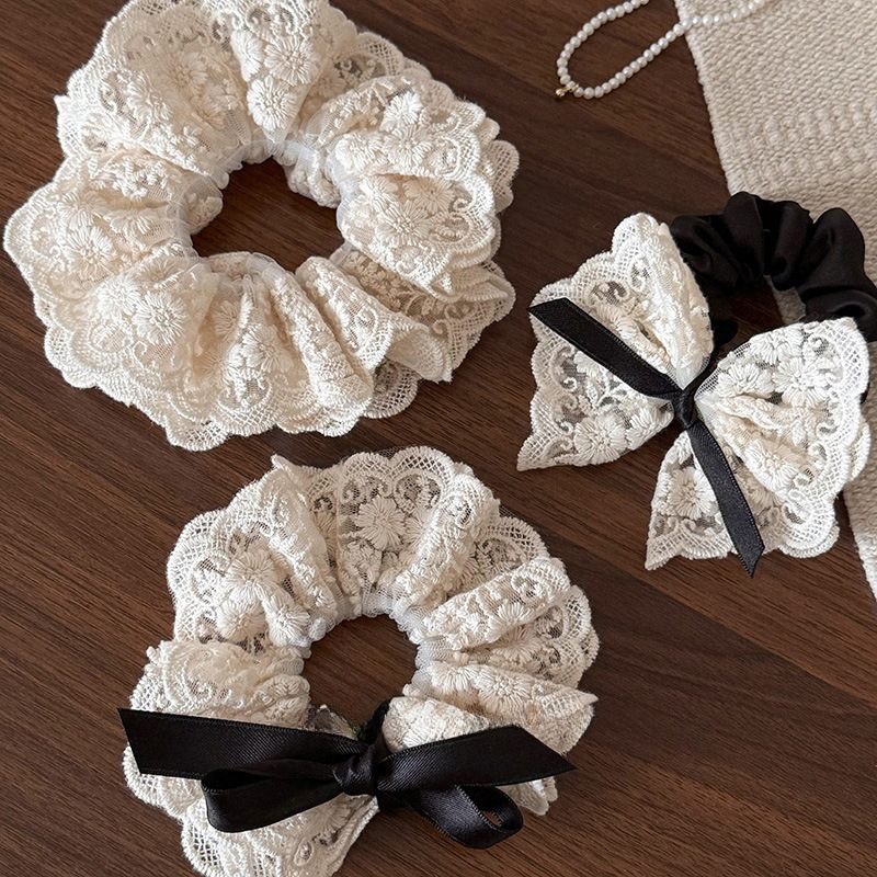 Lace Ribbon Trim - Ikat kepala usus besar renda pita