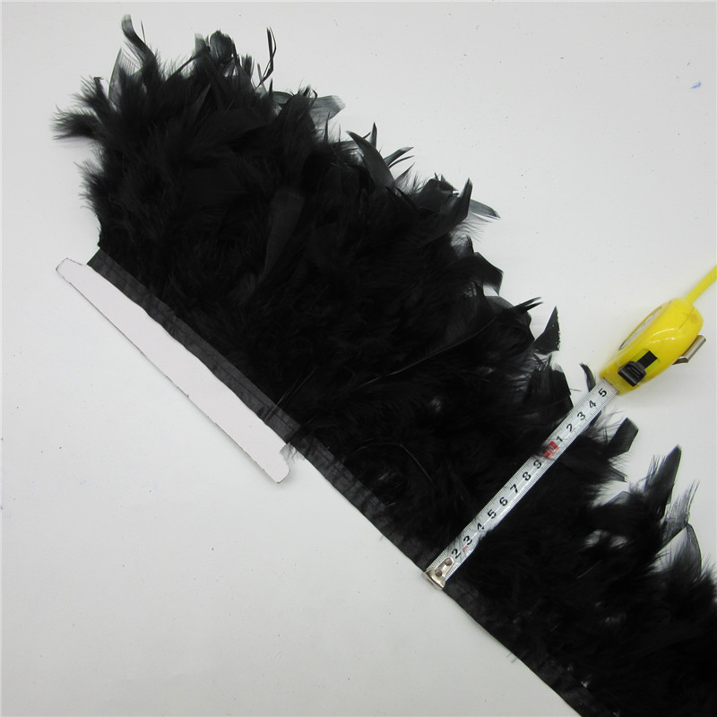 2 Yard Bulu Kalkun Hiasan Bulu - Feather Trim Marabou ulasan dan harga