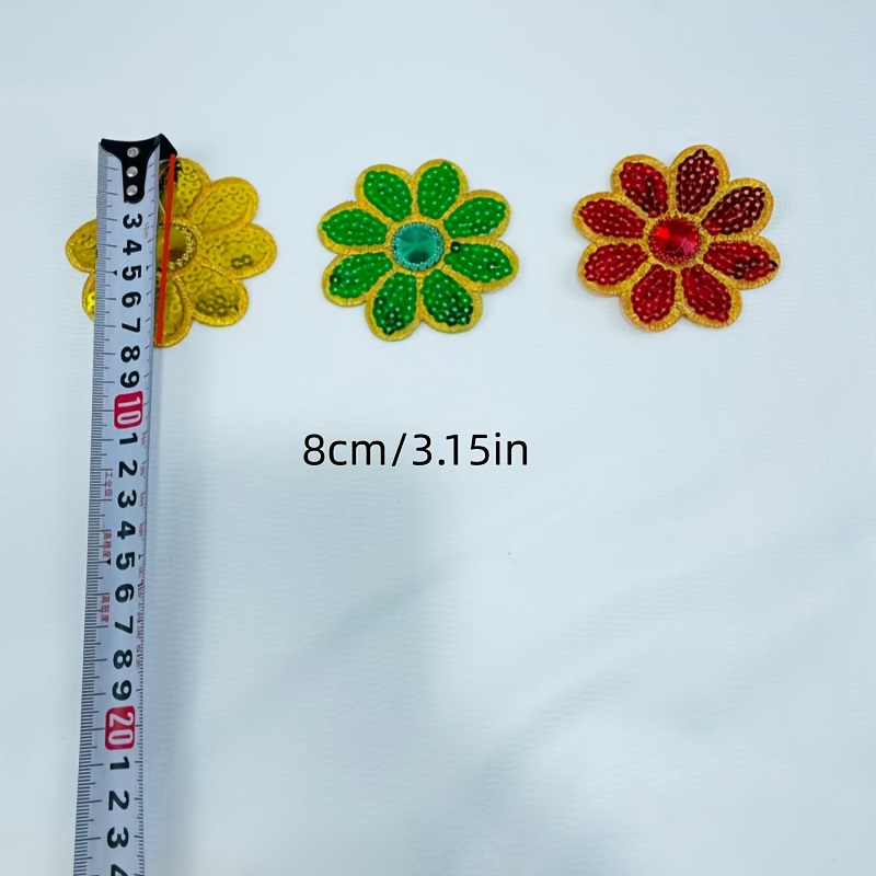 10 Buah Aplikasi Payet Bunga,  - Applique Patch Flower ulasan dan harga