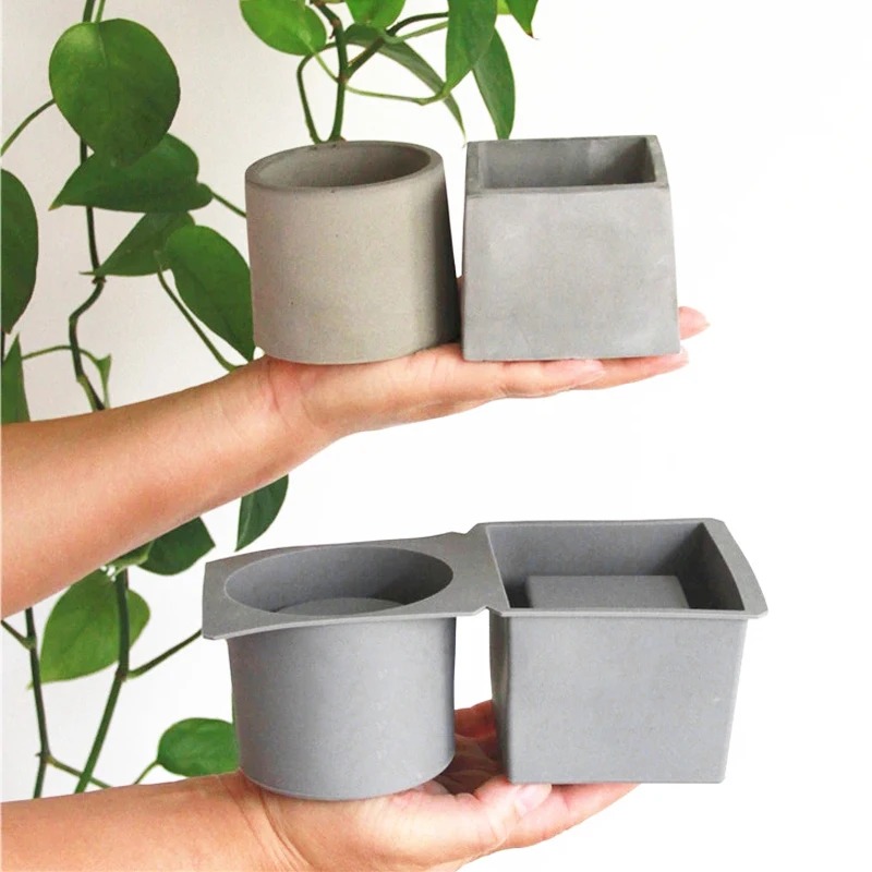 Pot bunga cetakan silikon untu - Craft Embellishment Storage ulasan dan harga