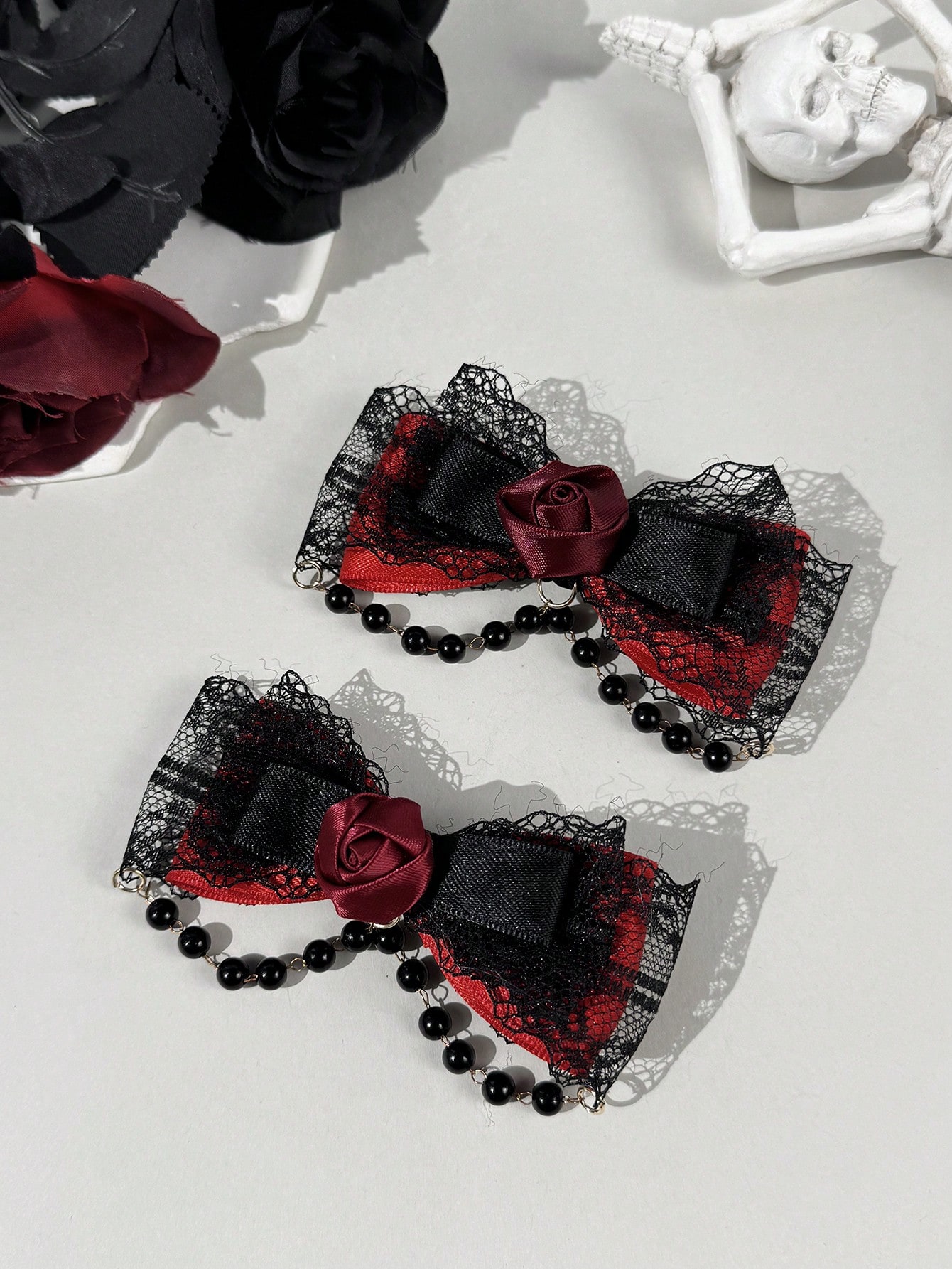 Aksesori pita renda gaya Gotik - Lace Ribbon Trim ulasan dan harga