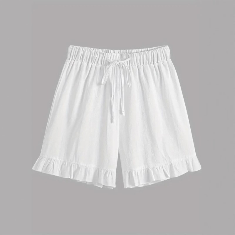 Set Pakaian Wanita Musim Panas - Elastic Lace Trim ulasan dan harga