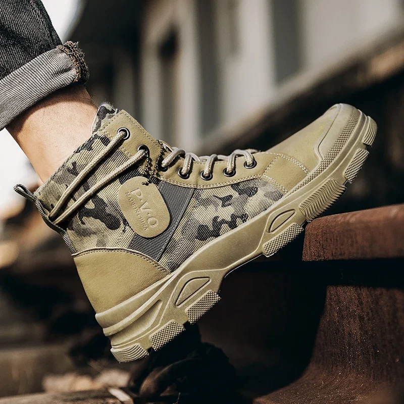 Sepatu Bot Tinggi untuk Pria S - Guipure Lace Panel ulasan dan harga