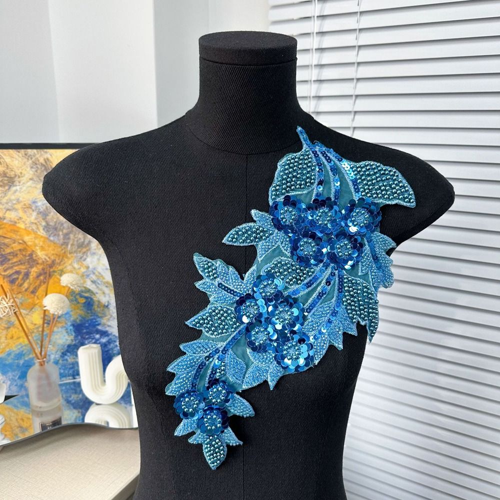 Patch Bordir Bunga Payet 3D un - Applique Patch Flower ulasan dan harga