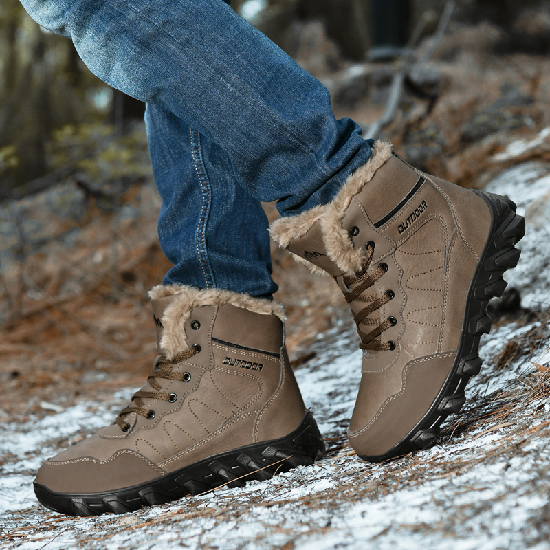 Sepatu Bot Musim Dingin Pria S - Guipure Lace Panel ulasan dan harga