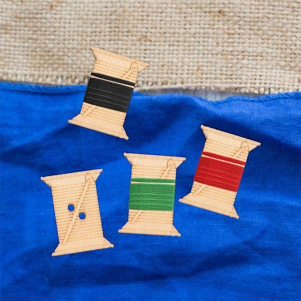 100Pcs Kartu Gulung Benang Bor - Embroidery Embellishments ulasan dan harga