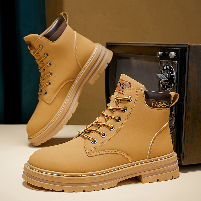 Sepatu Boots Pria Model Klasik - Guipure Lace Panel ulasan dan harga