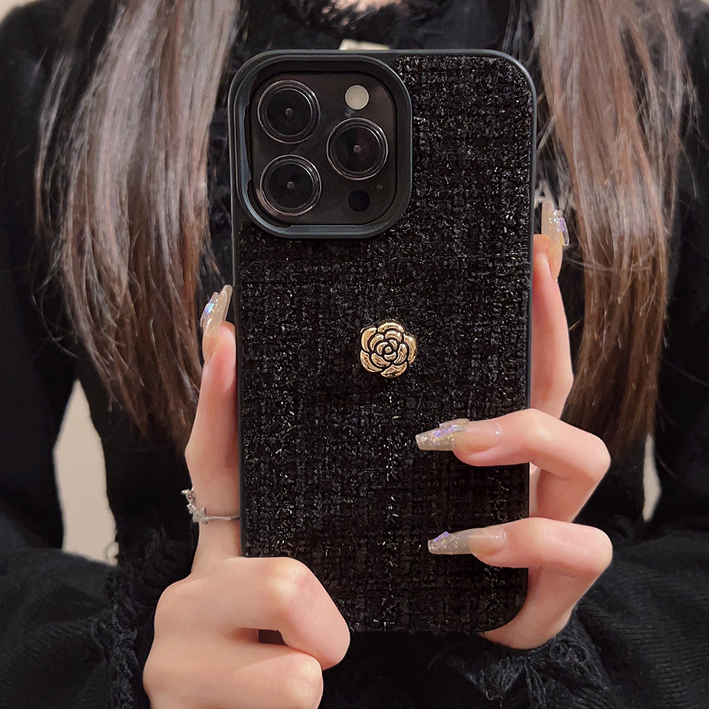 Casing Ponsel Mewah 3D Bunga K - Embroidery Embellishments ulasan dan harga