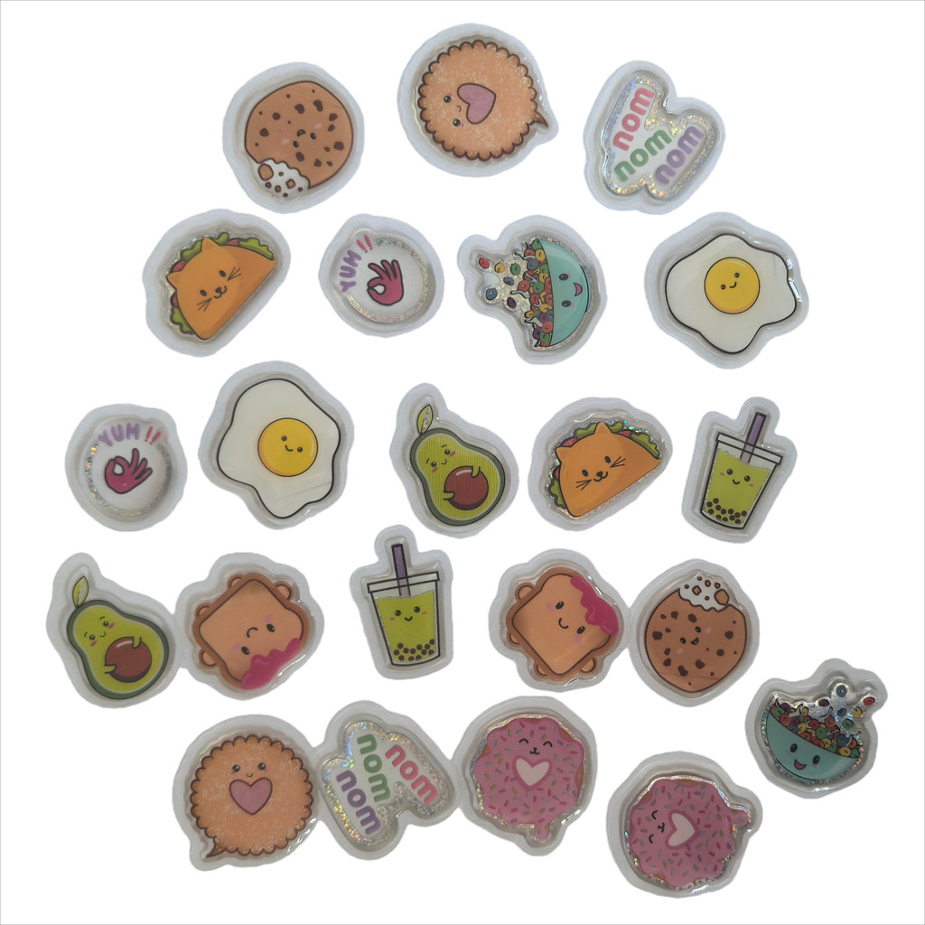 45 Buah Stiker Epoksi Menggema - Craft Embellishment World ulasan dan harga