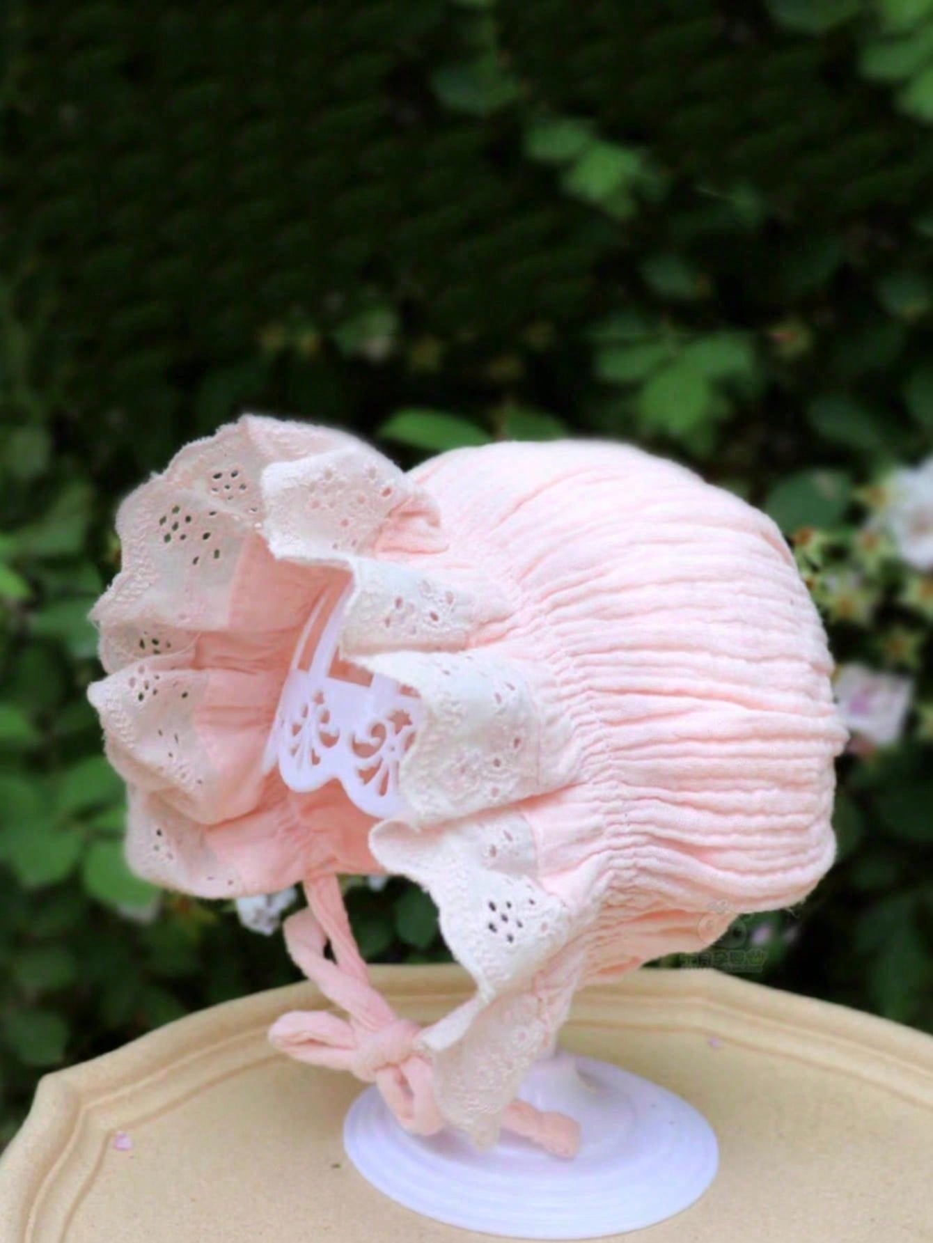1 Buah Topi Bayi Renda Bunga A - Embroidery Embellishments ulasan dan harga