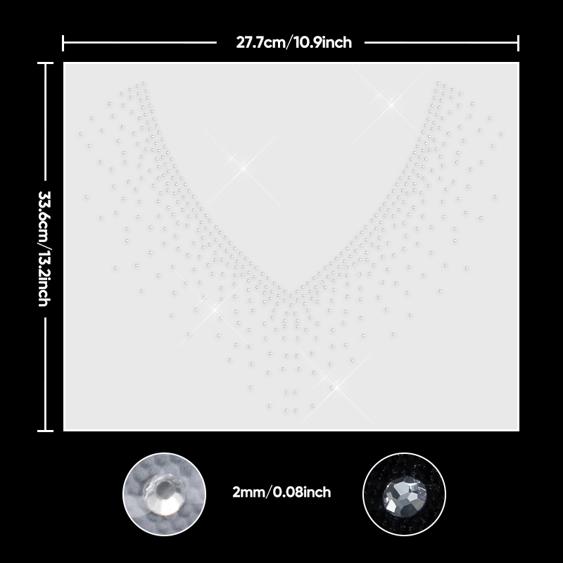 QIAO 1/2/4/6Pcs Stiker Transfe - Glitter Vinyl Roll ulasan dan harga