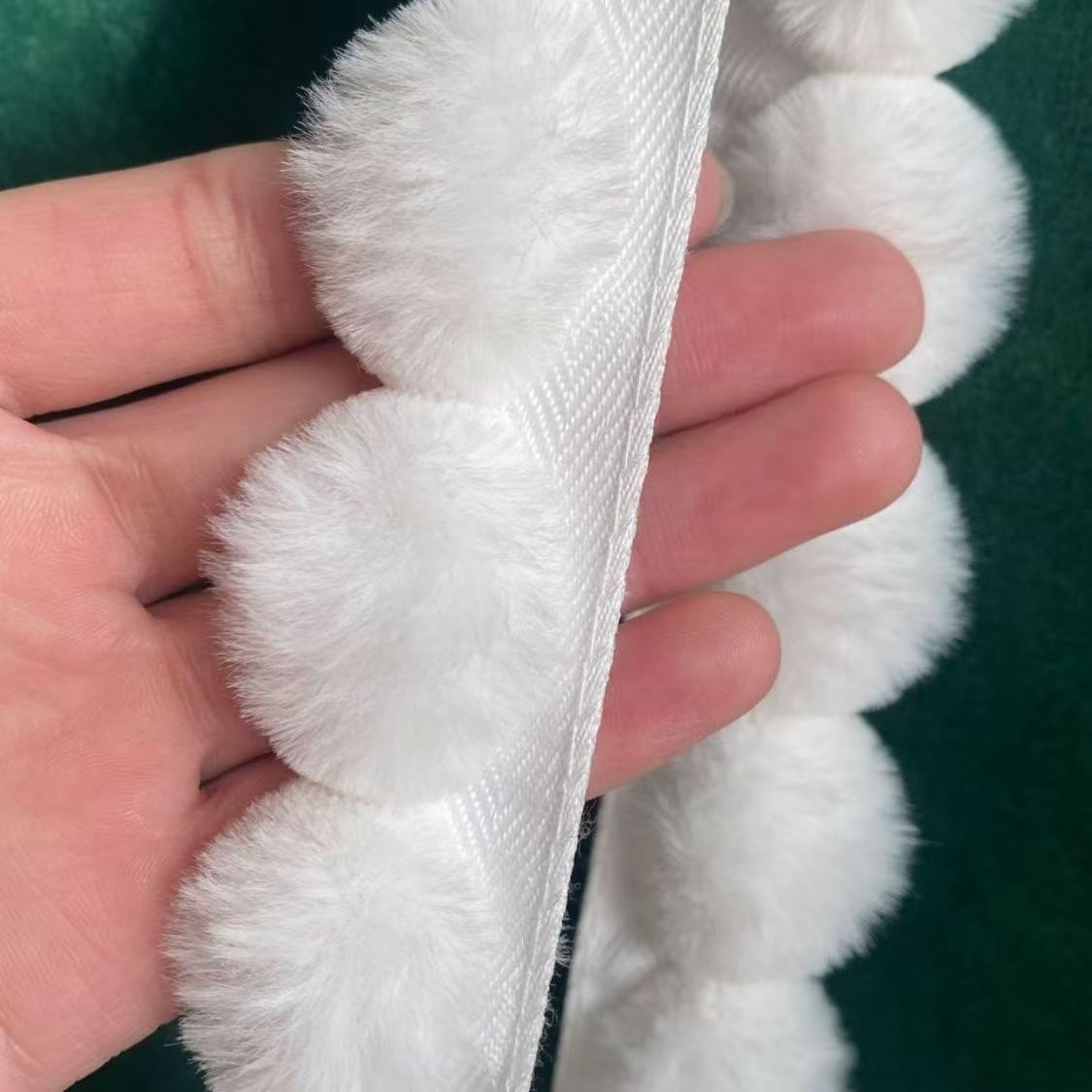 Pita Renda Bulu Kelinci Imitas - Fringe Ribbon Sewing ulasan dan harga